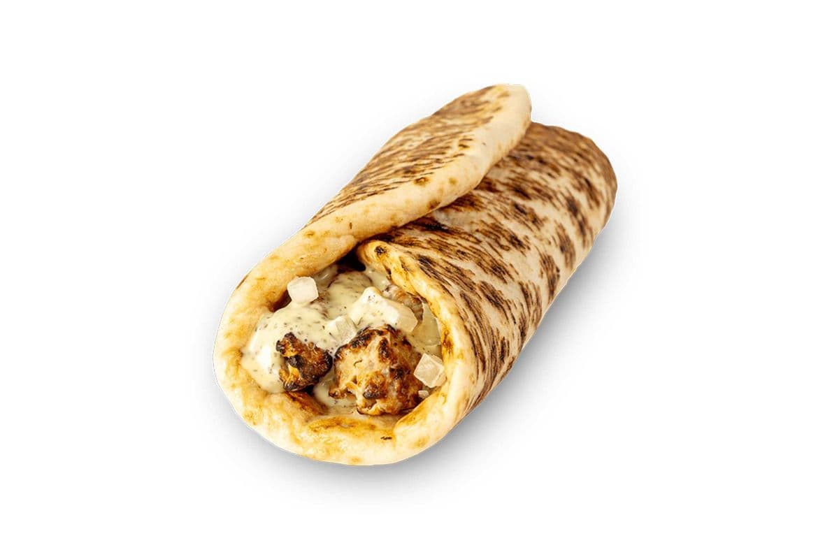 chicken kebab wrap (512 Cal)