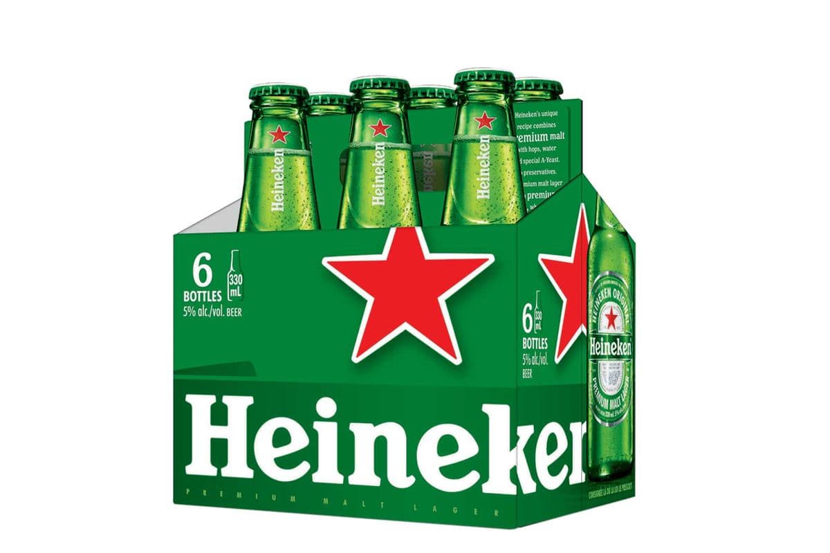 Heineken (6 x 330 ml Bottles)