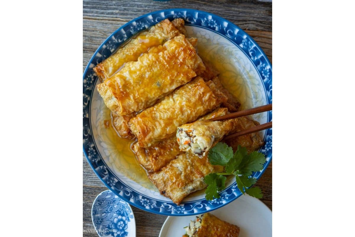 Bean Curd Rolls (6 pcs) 腐竹卷