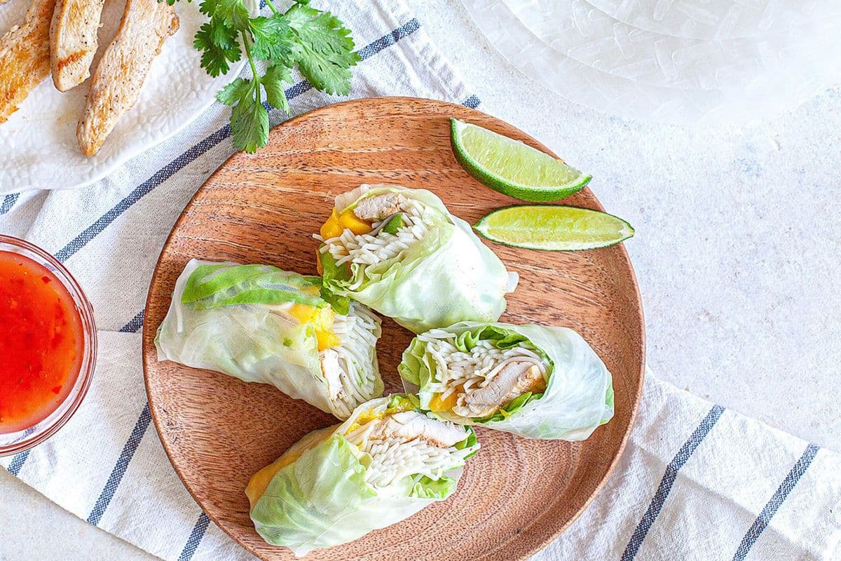 Salad Rolls (BBQ Chicken)(2 pcs)