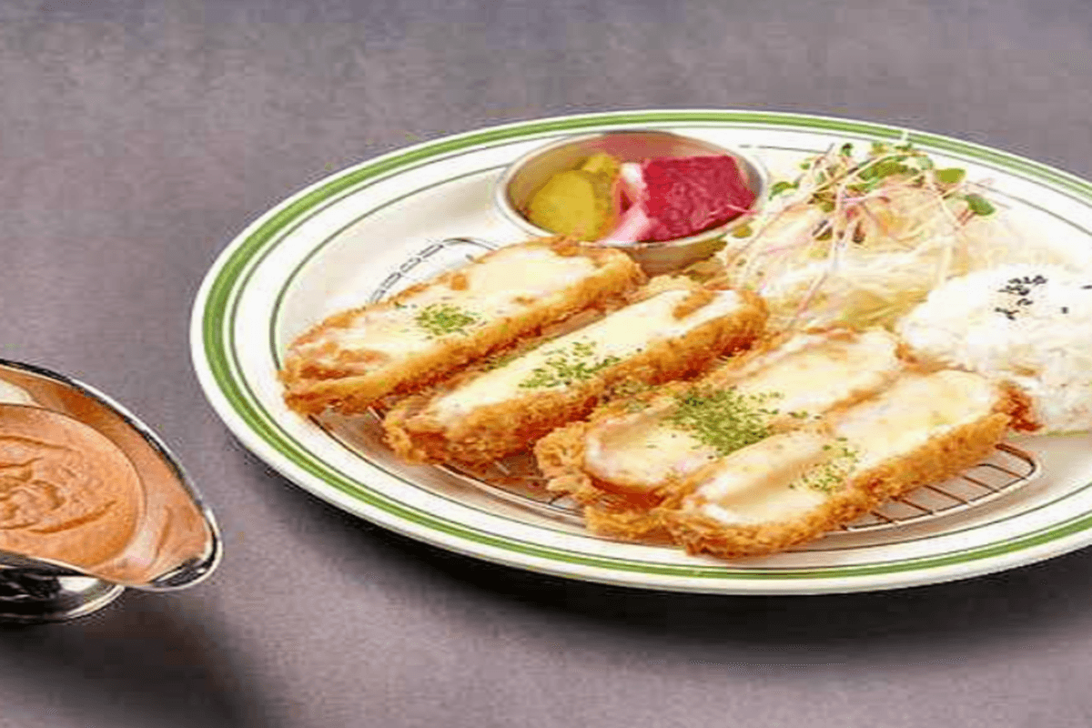 Open Cheese Tonkatsu