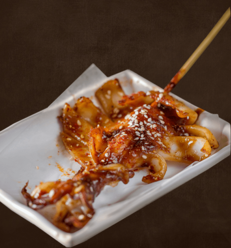 603. Sizzling Fresh Squid (1 pc) 铁板鱿鱼
