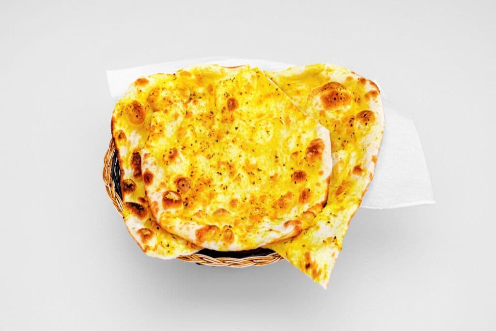 Garlic and Basil Naan