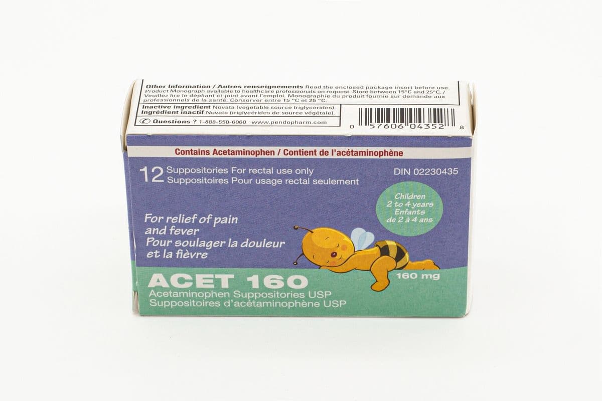 ACET-160 Acetaminophen Supplement (12 x 160 mg)