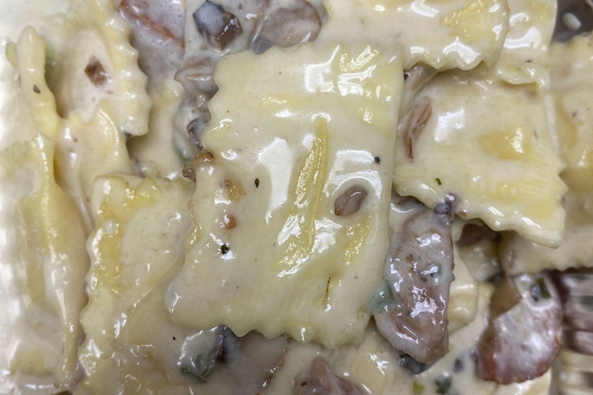 Ravioli Boscaiola