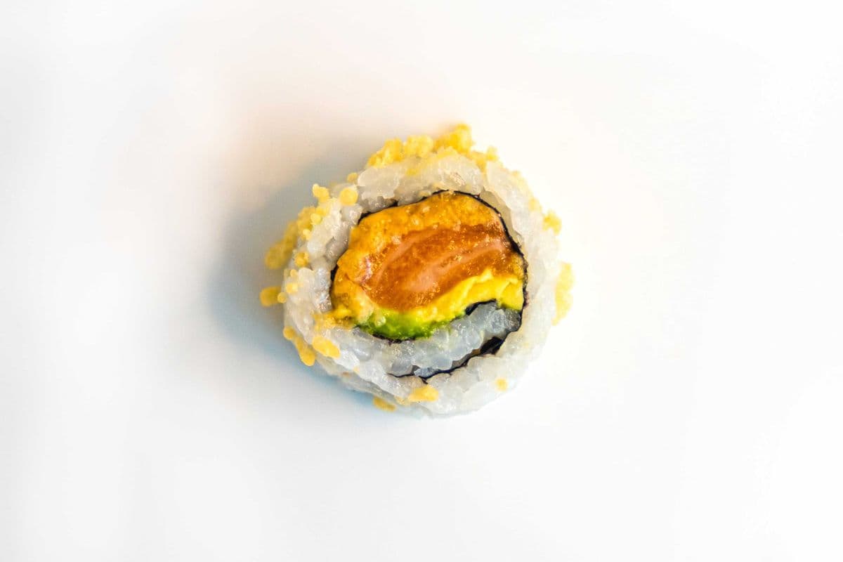 63. Spicy Salmon Maki 6pcs