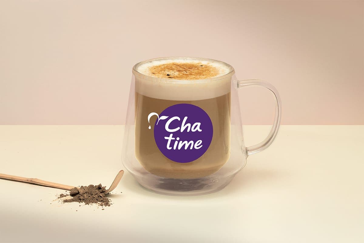 Hot Hojicha Maple Milk Tea