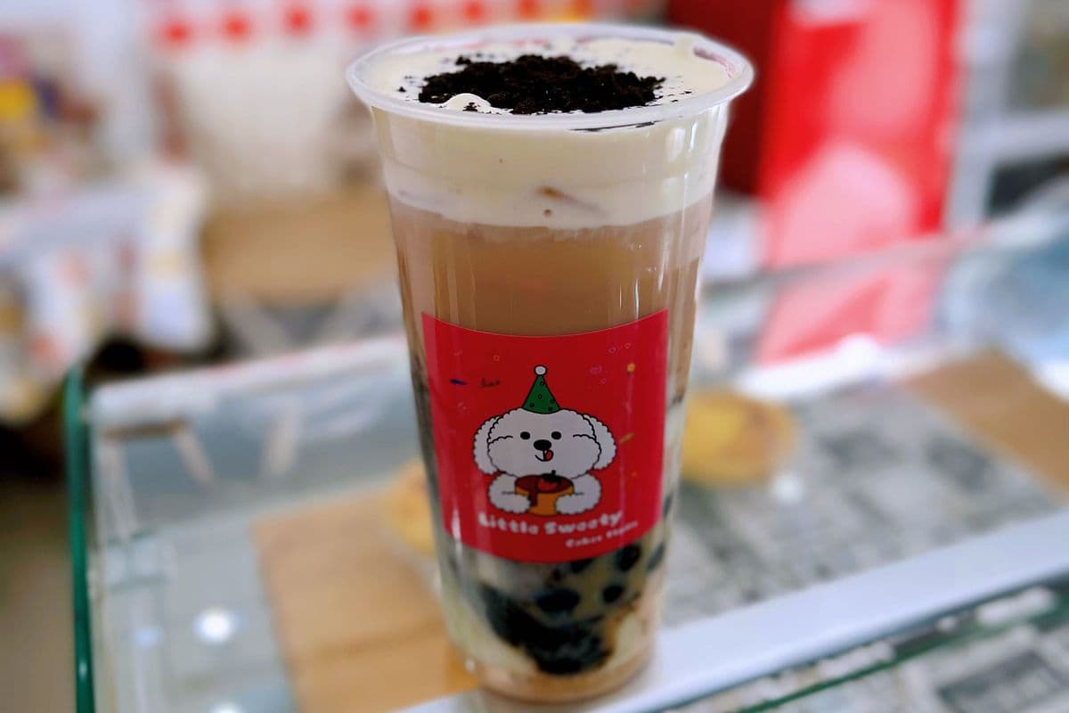 Oreo Mochi milk tea (600)