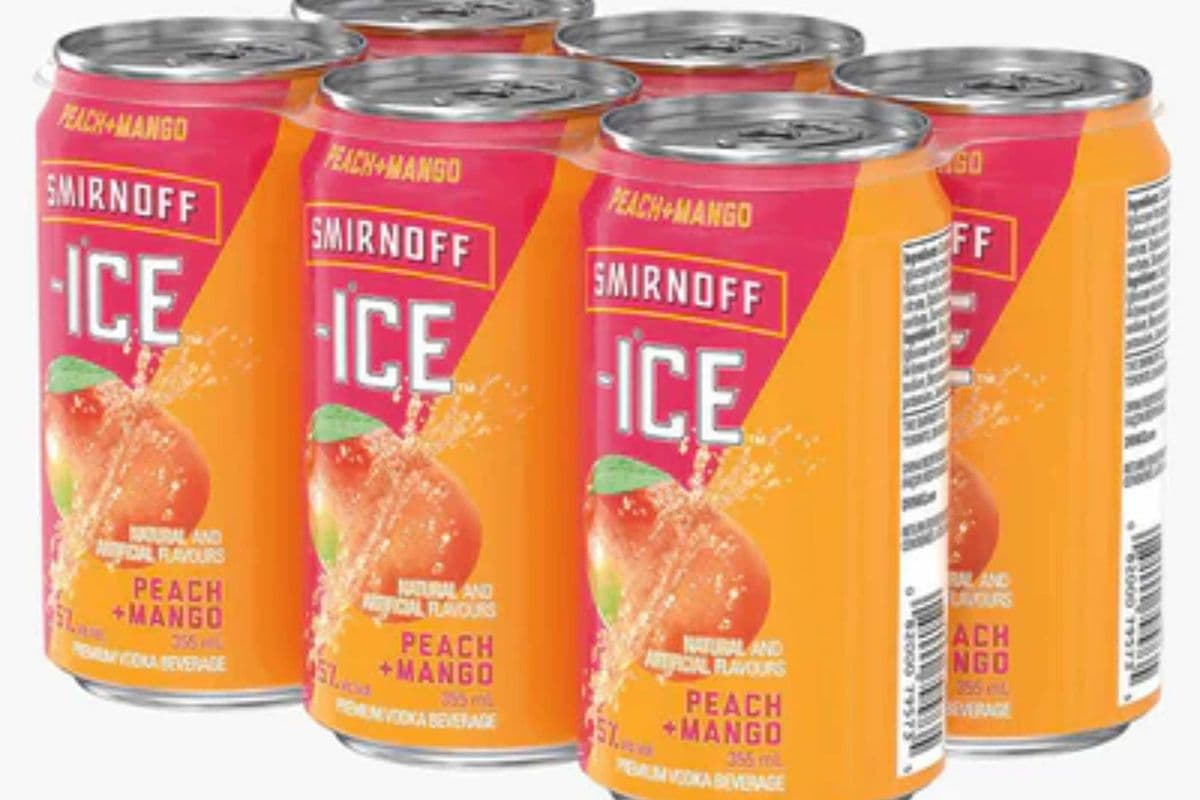 Smirnoff Ice Peach + Mango (6 x 355 ml Cans)