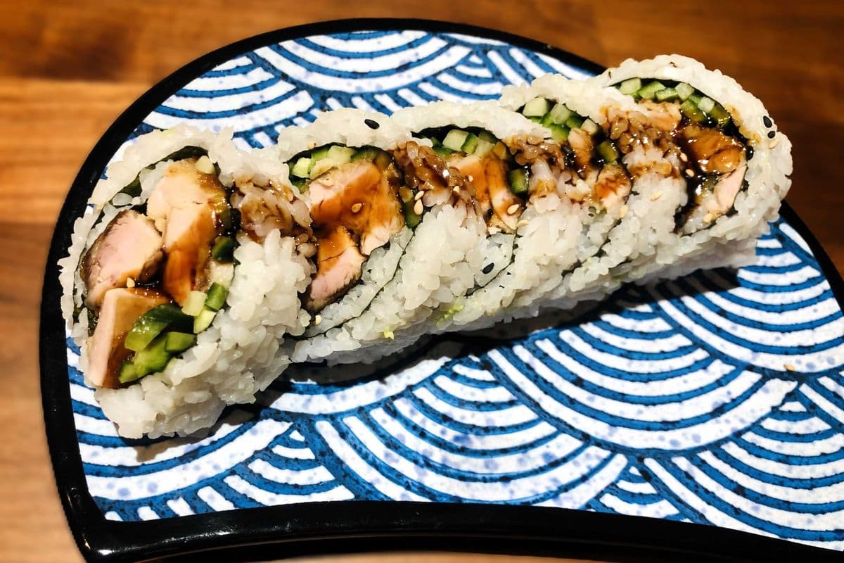 Chicken Teriyaki Roll Sushi