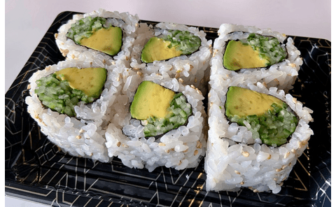 92. Avocado & Cucumber (6pc)