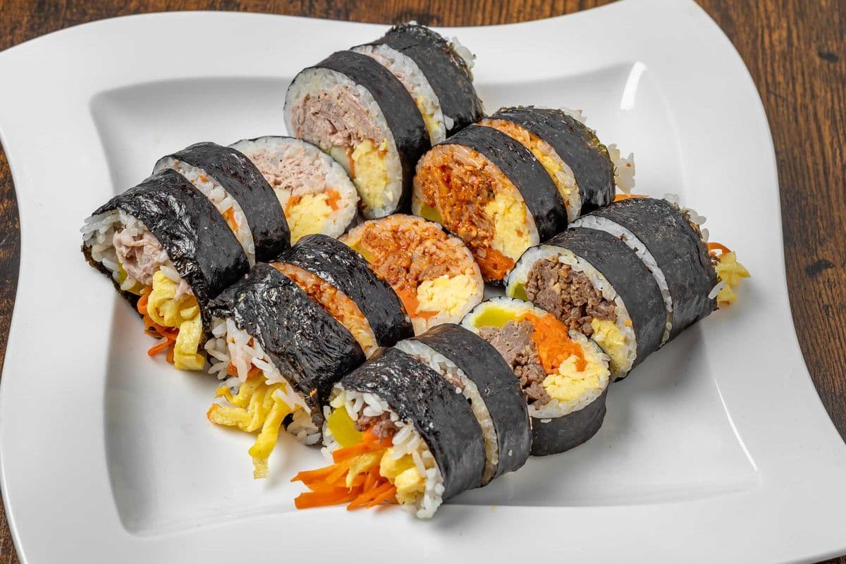 김밥 모듬 Three Types Roll