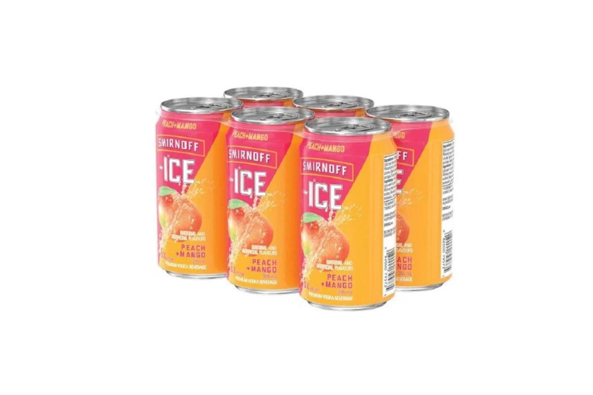 SMIRNOFF ICE PEACH LEMONADE 6CAN (1 x 355ML)