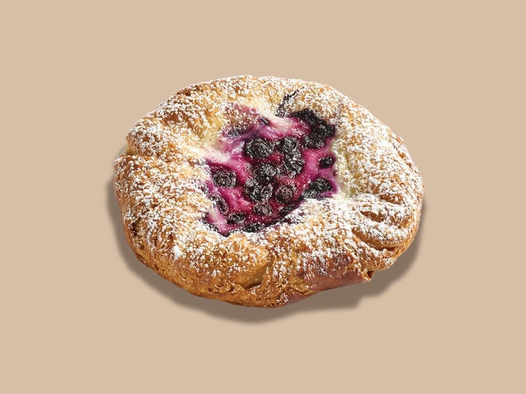 Wild Blueberry & Custard Danish