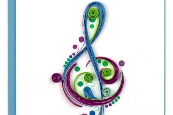 Treble Clef Gift Enclosure GE559