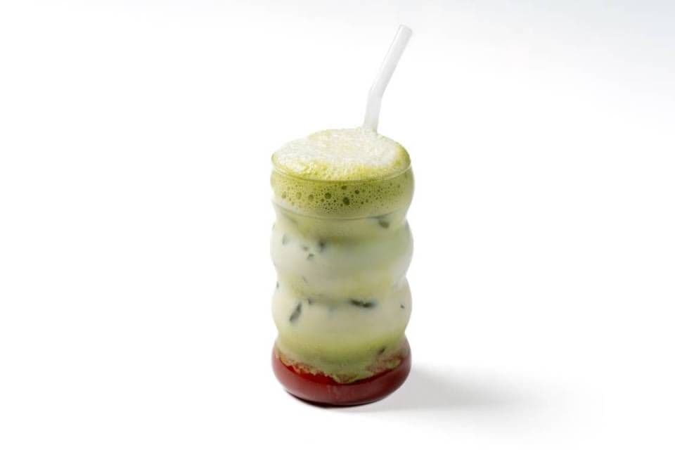 Iced Strawberry Matcha