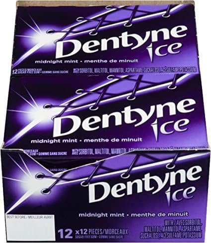 Dentyne Ice Midnight Mint 12pc