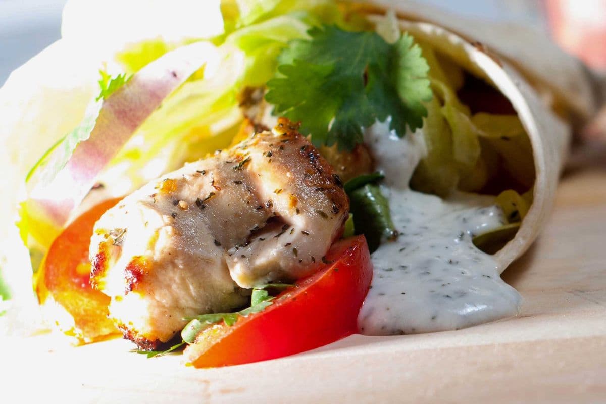Chicken Breast Wrap Combo
