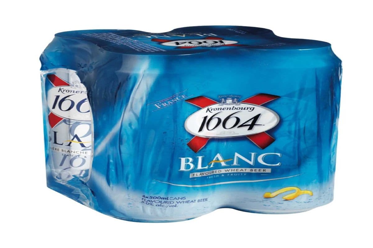 KRONENBOURG 1664 BLANC 4 CANS (4 x 500ML)