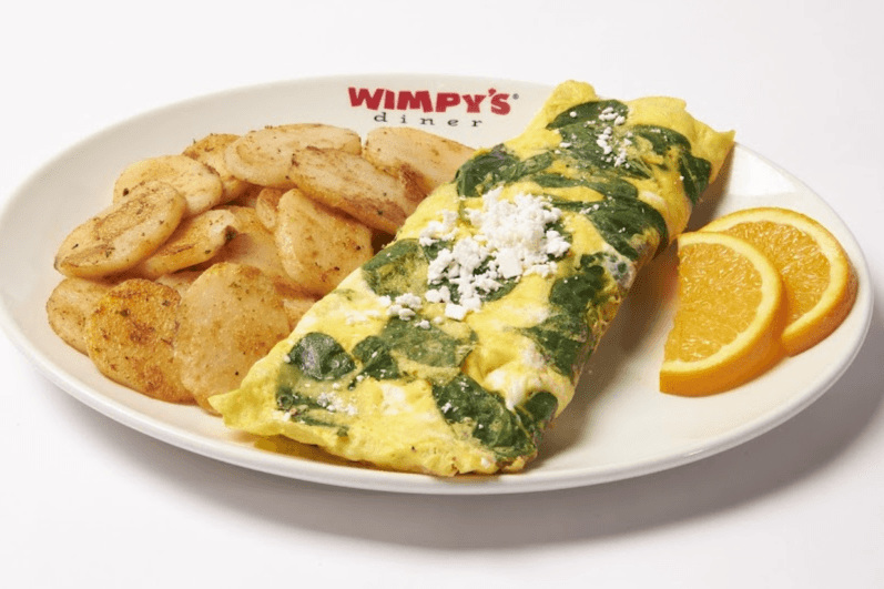 Spinach and Feta Omelette