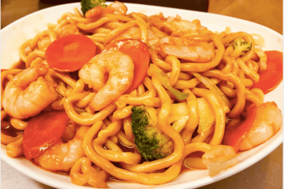 57g. Prawns Shanghai Noodles 大蝦上海粗炒