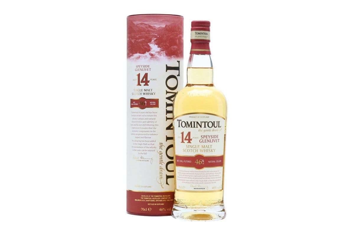 Tomintoul 14 YR Old *Speyside Single Malt Scotch Whisky* (1 x 700ML)