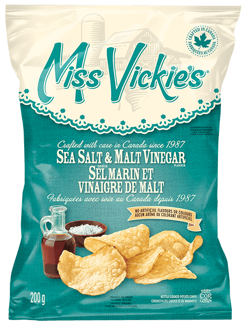 Miss Vickie's Sea Salt & Malt Vinegar Flavour