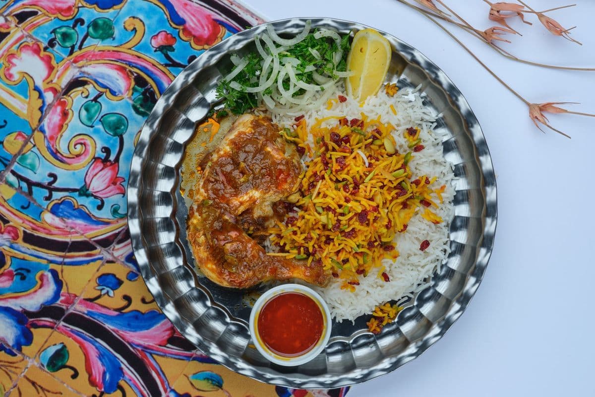 Chicken Leg and Barberry Rice