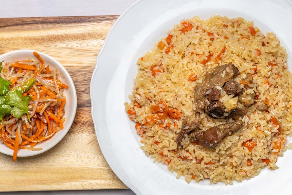 Uyghur's Lamb shank Pilaf (維吾爾羊肉飯)