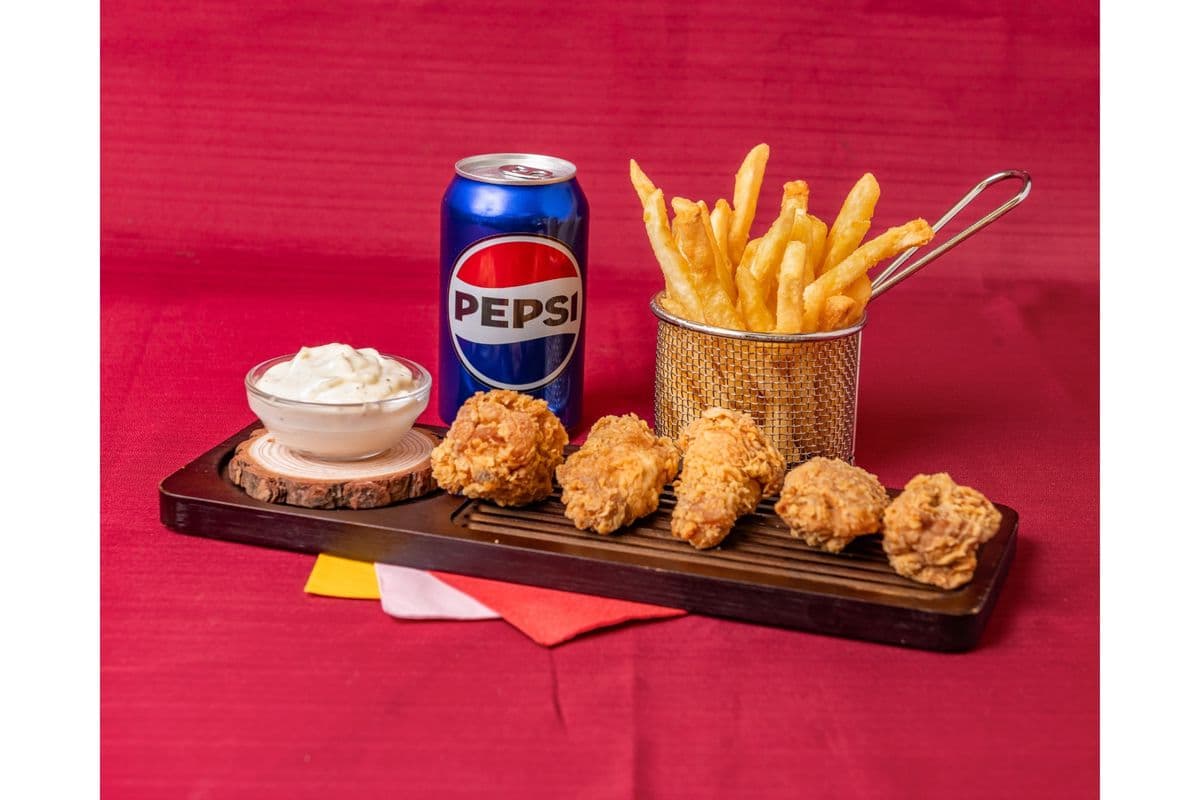 5 Pcs Fried Wings Meal