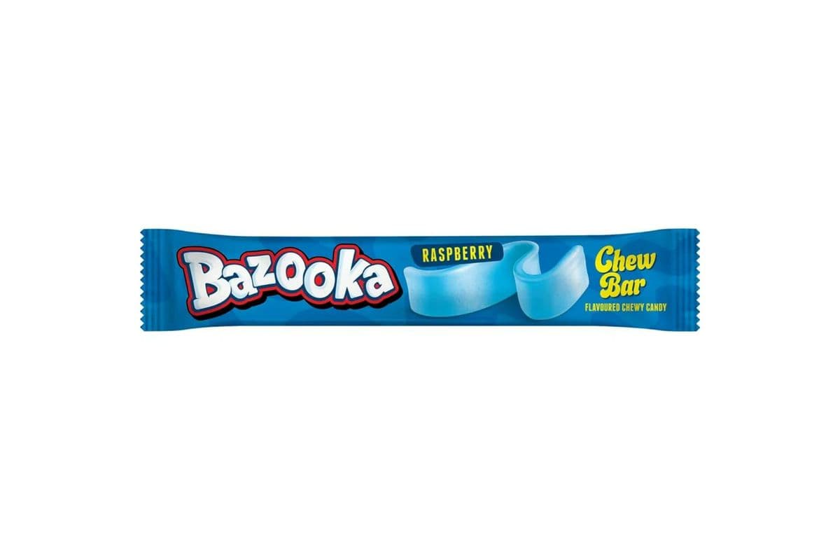 Bazooka Blue Raspberry Chew Bar