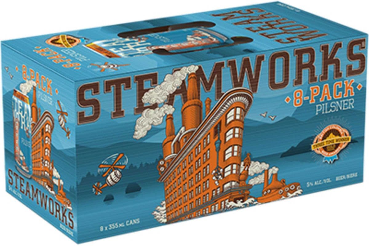 Steamworks Pilsner (8 x 355ml)