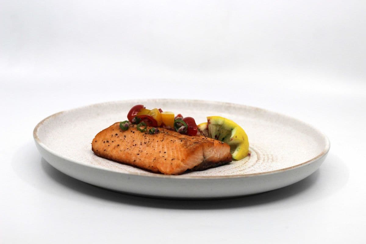 Ontario Rainbow Trout with Fresh Tomato Salsa (2 portions)