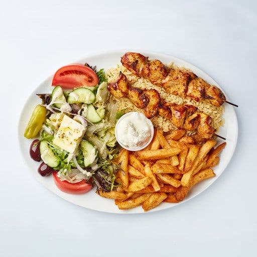 SOUVLAKI AU POULET / CHICKEN SOUVLAKI