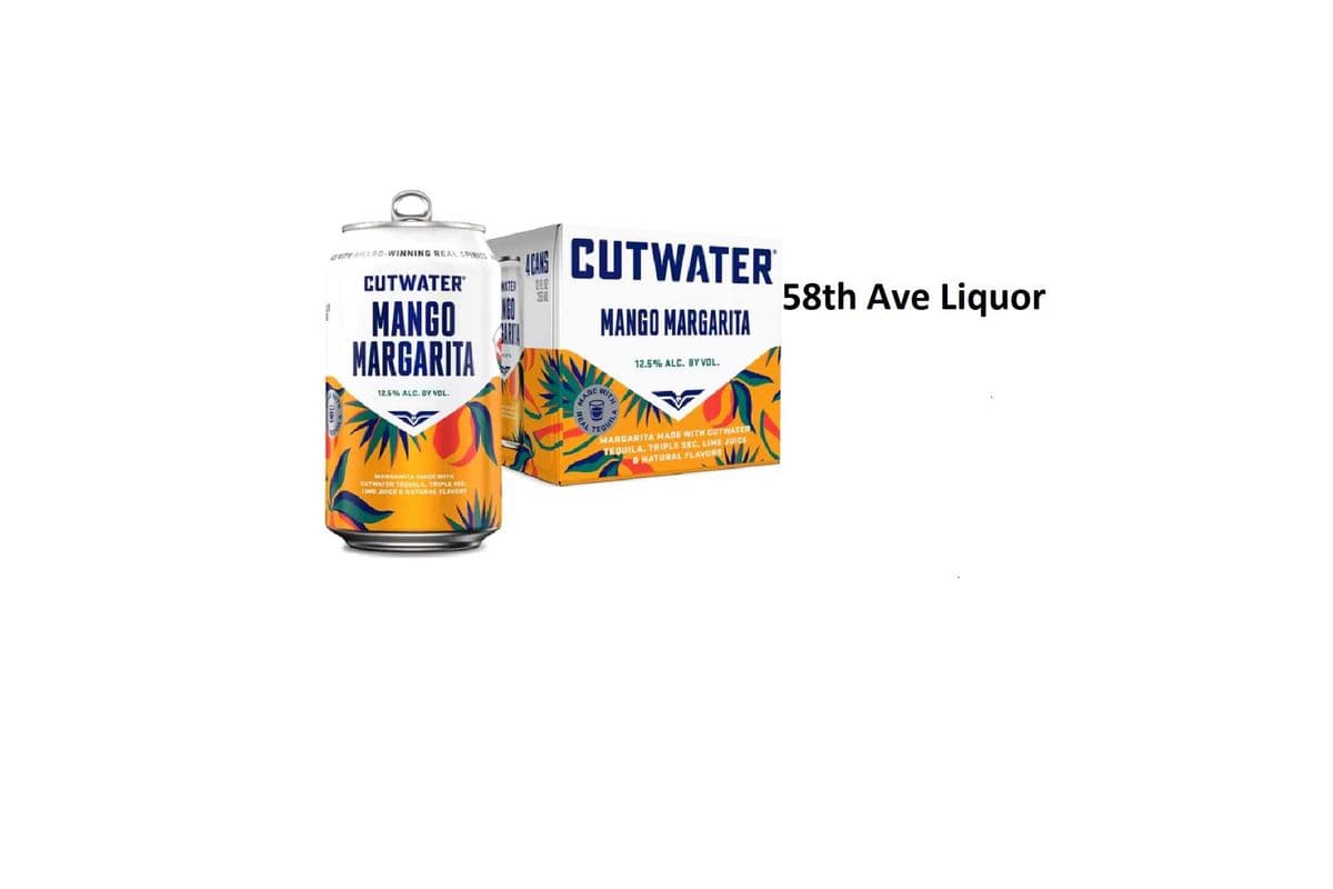 CUTWATER MANGO MARGARITA 4 CANS (1 x 4x355ML)