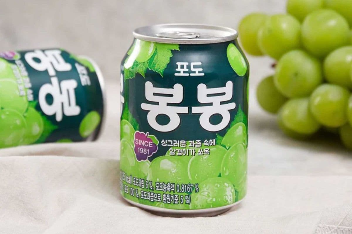 Korea Haitai Bon Bon Fruit Juice(海太葡萄汁)