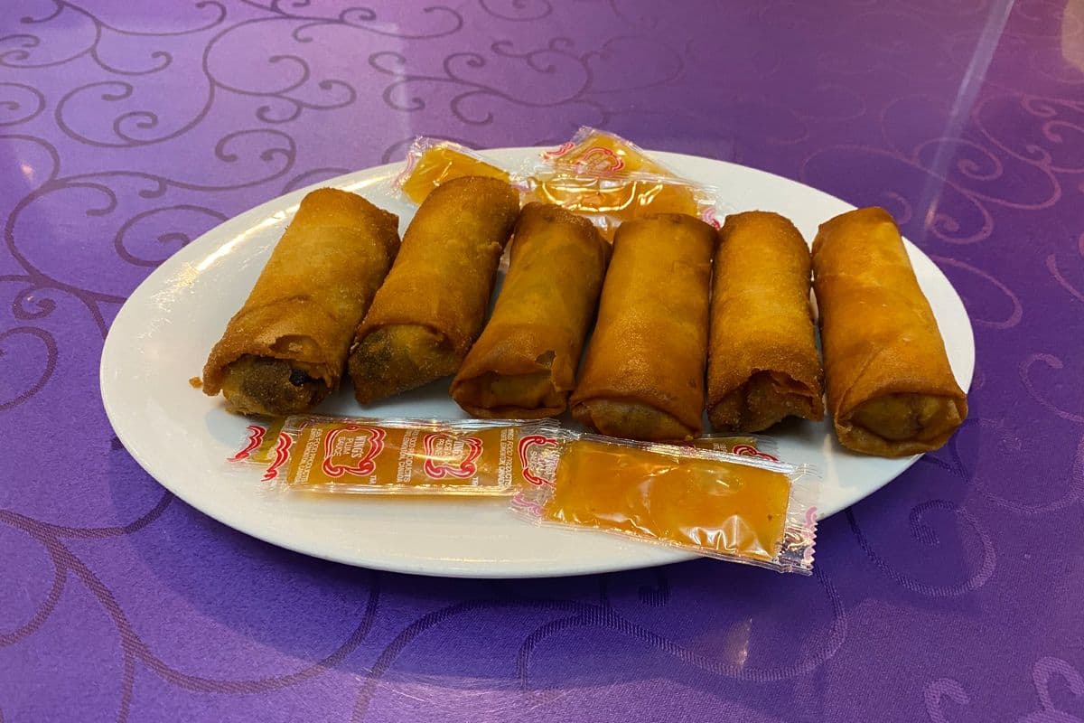 1. Deep-Fried Spring Rolls (2 pcs)