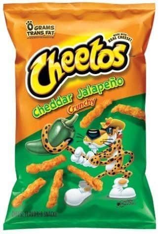 Cheetos Crunchy Cheddar Jalapeno Bag (285 g)