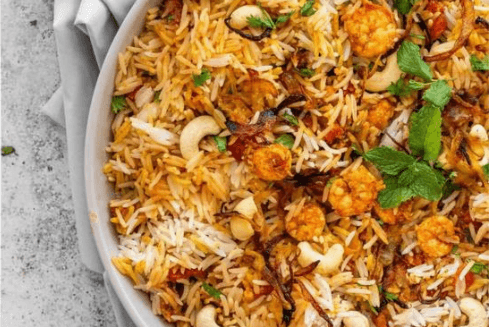 Shrimp Biryani