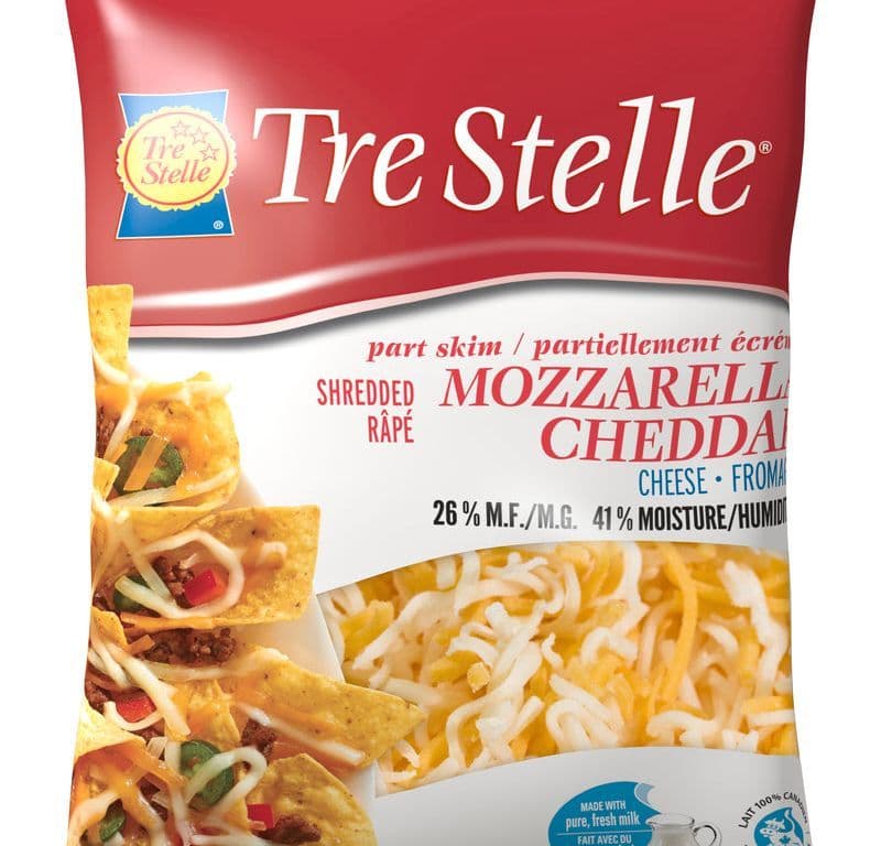 Tre Stelle Mozzarella Cheddar Cheese Shredded 200g