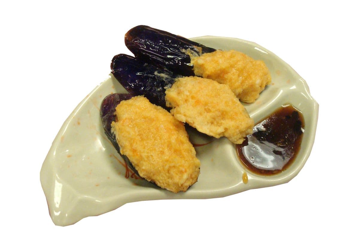 28. Shrimp Paste with Eggplant 釀茄子