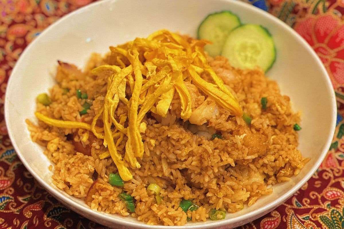 Tom Yum Seafood Fried Rice 冬阴功海鲜炒饭