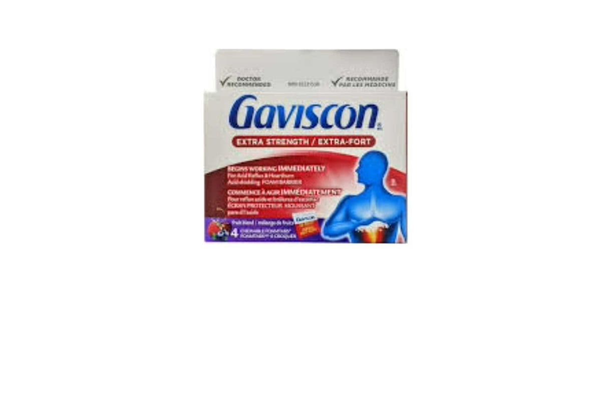 Gaviscon EX Strength 4 chewable FoamTabs ( Fruit Blend )