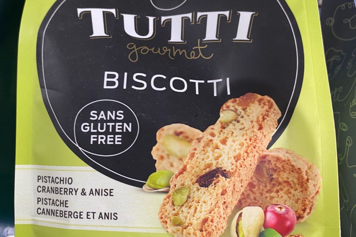 Gluten-Friendly Biscotti - Pistachio and Cranberry