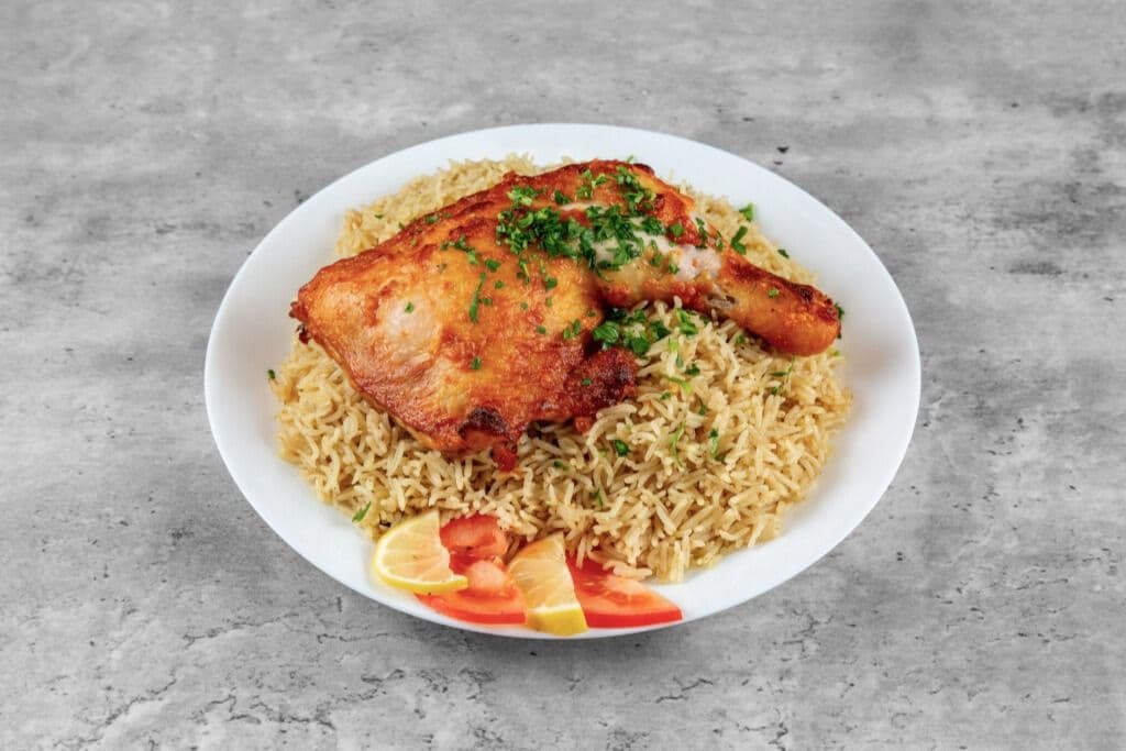 Chicken and Rice Platter