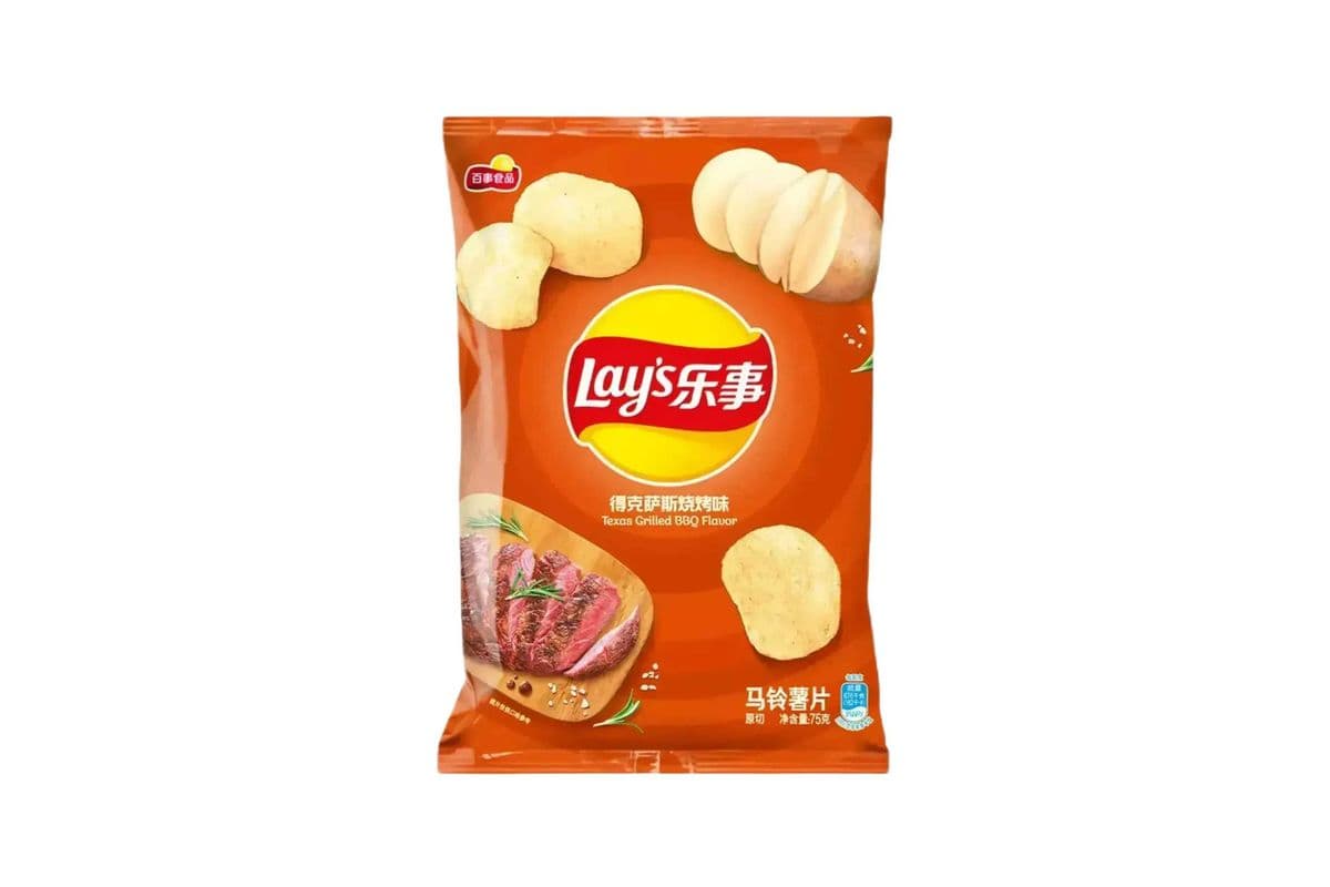 Lays Texas Grilled BBQ Flavor(China) (70g)