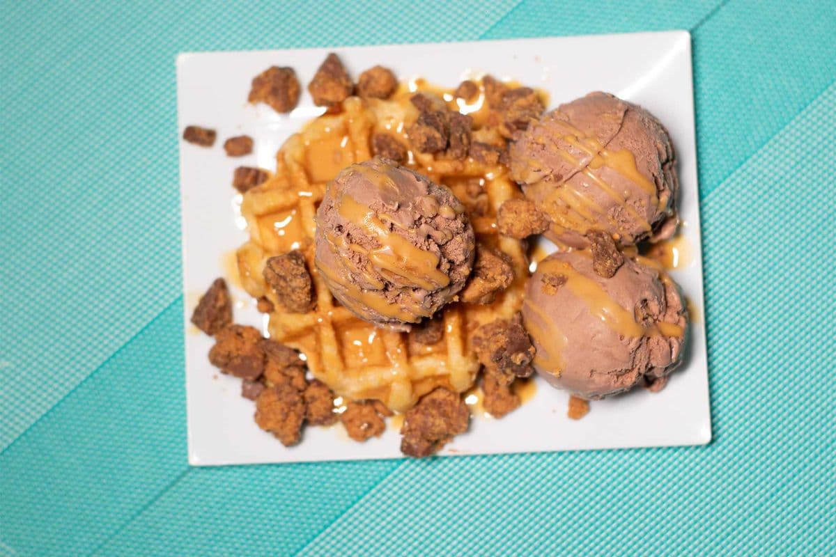 All I love Is Peanut Butter Waffle