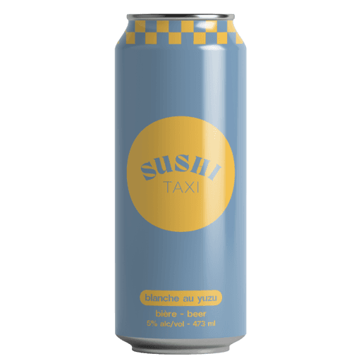 Bière Sushi Taxi - Blanche au yuzu / Sushi Taxi Beer - White with Yuzu