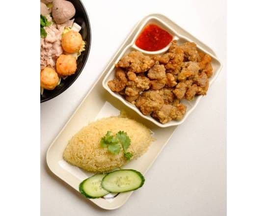 14. Taiwanese Salty Chicken Nuggets with Rice