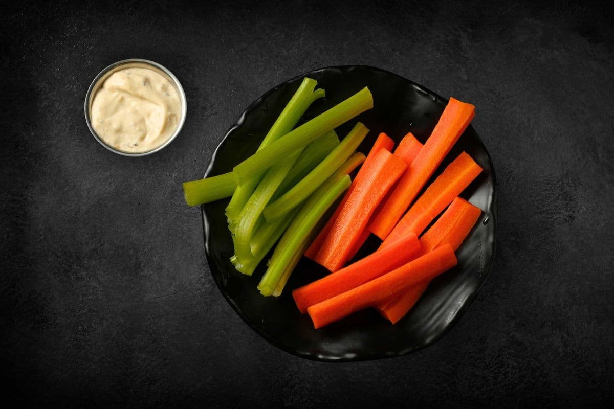 Carrot, Celery, and Dip
